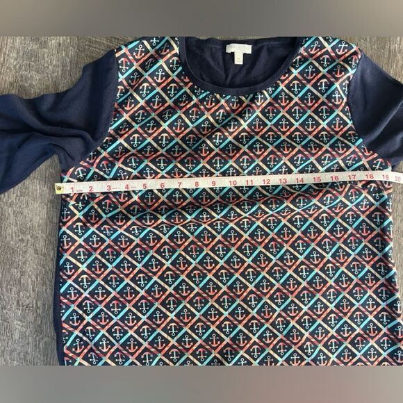 Talbots Mixed Media Sweater-Size Medium Petite - Picture 4 of 6